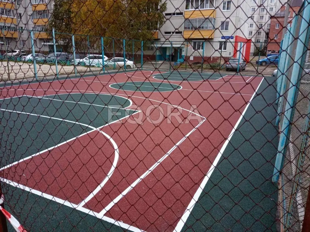 Резиновые покрытия из крошки для спортивных площадок в Домодедово